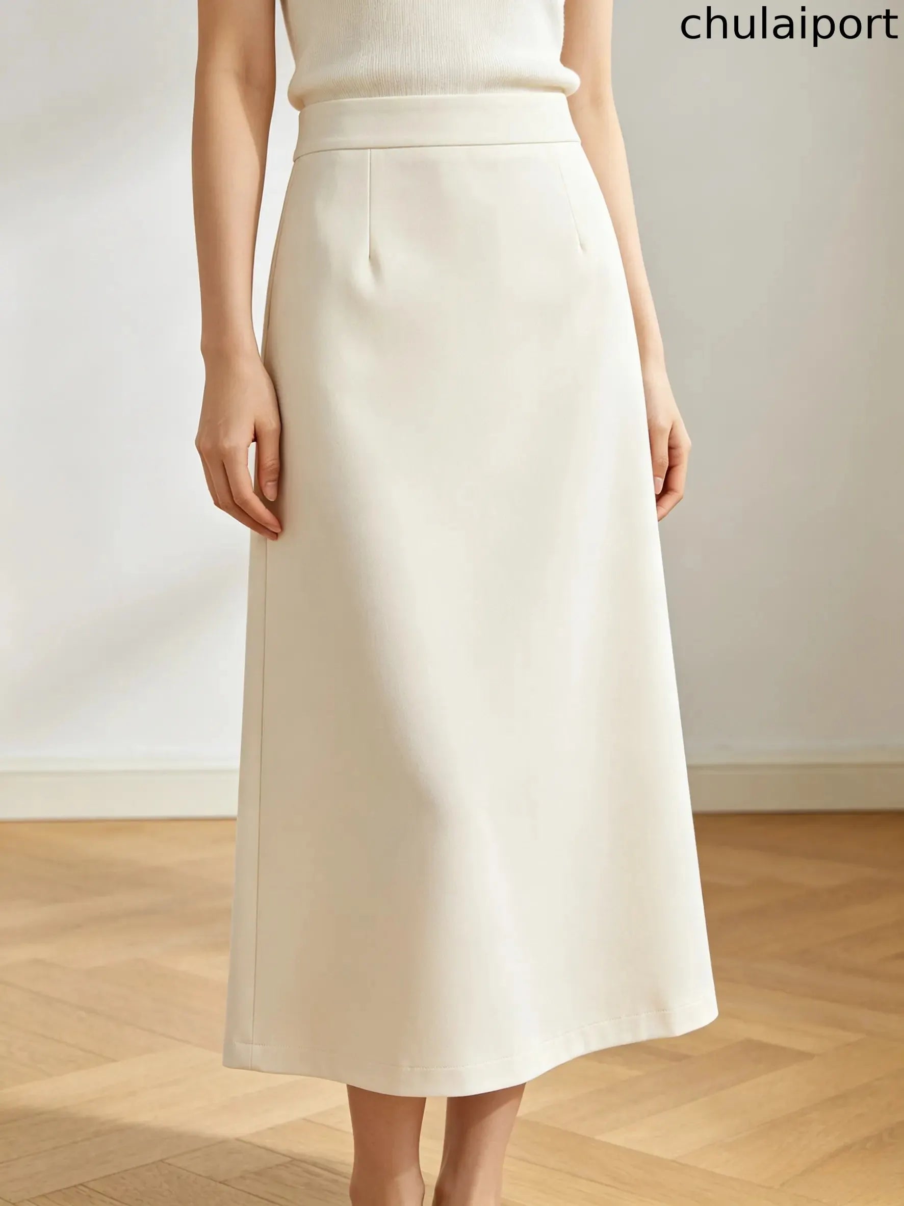 Casual Regular Fit Plain Skirt