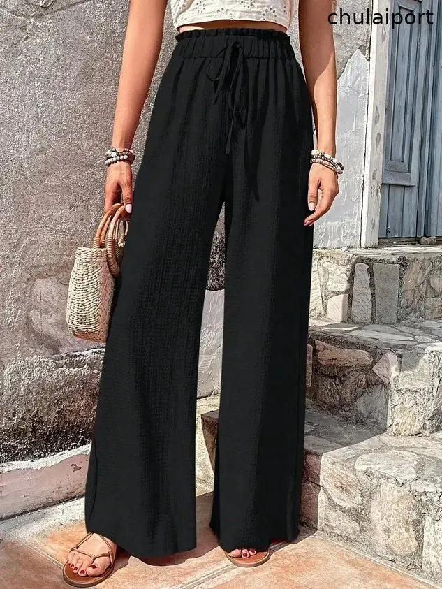 Casual Plain Loose Pants