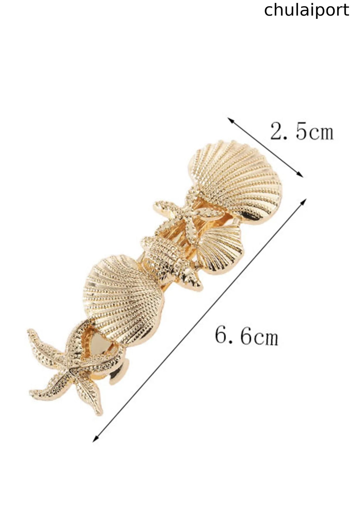 Shell Starfish Alloy Hair Clip