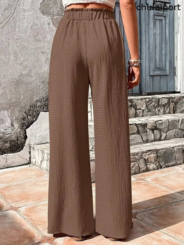 Casual Plain Loose Pants