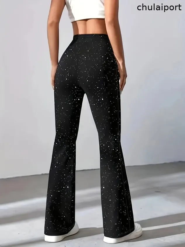 Sexy Regular Fit 3D Printing Pants