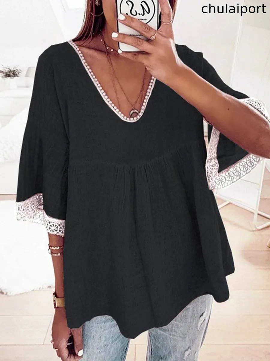 Halter Neck Daisy Print Loose Denim Camisole