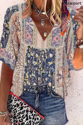 Plus size Boho Casual Shirts & Tops